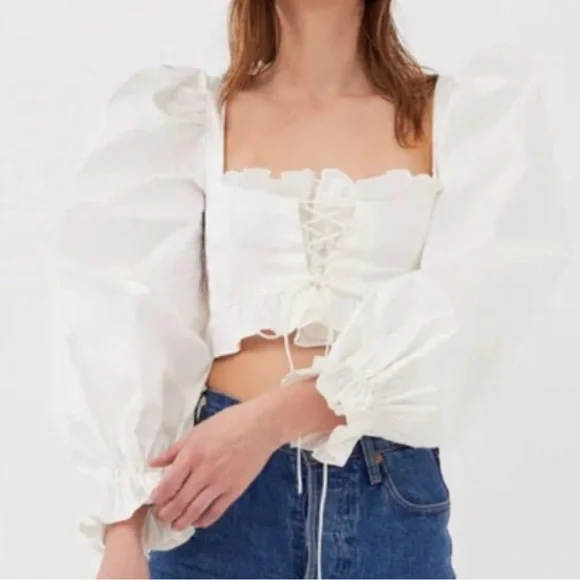 NWT Heather Milkmaid Corset Top Size XS - Picture 3 of 5